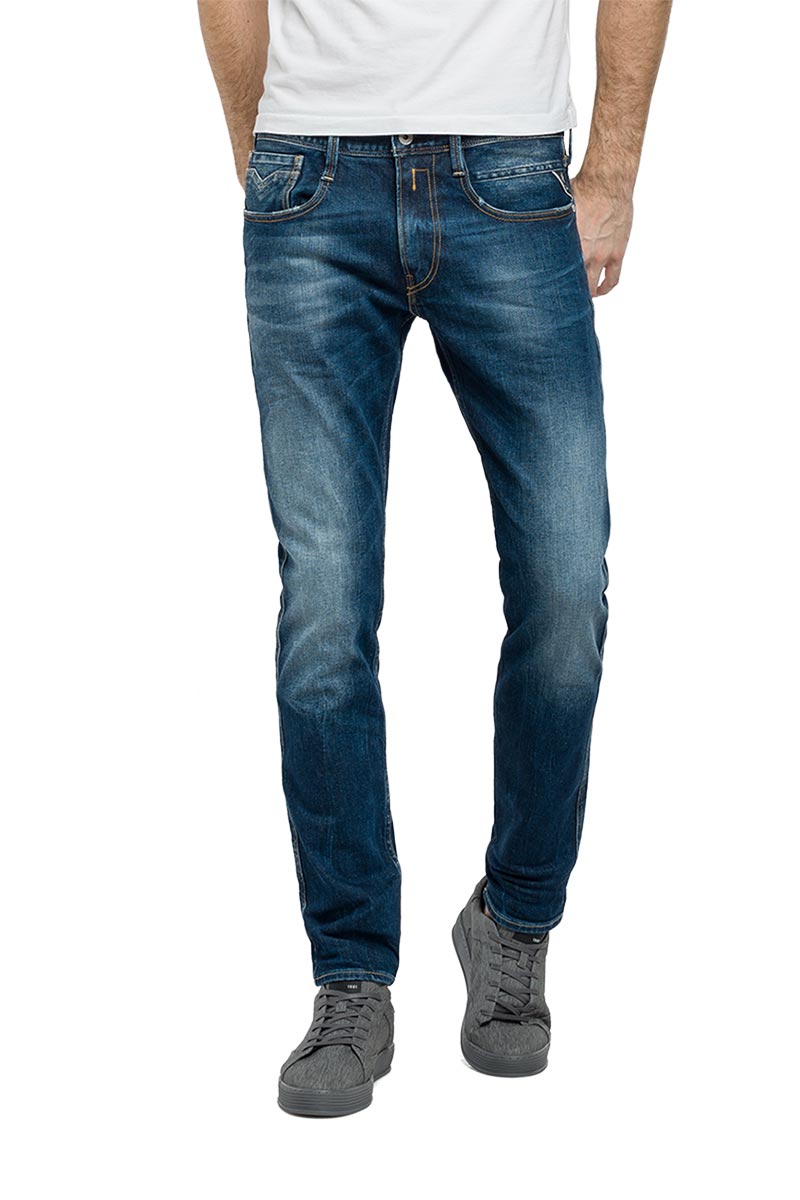 Replay Anbass slim fit jeans medium dark blue