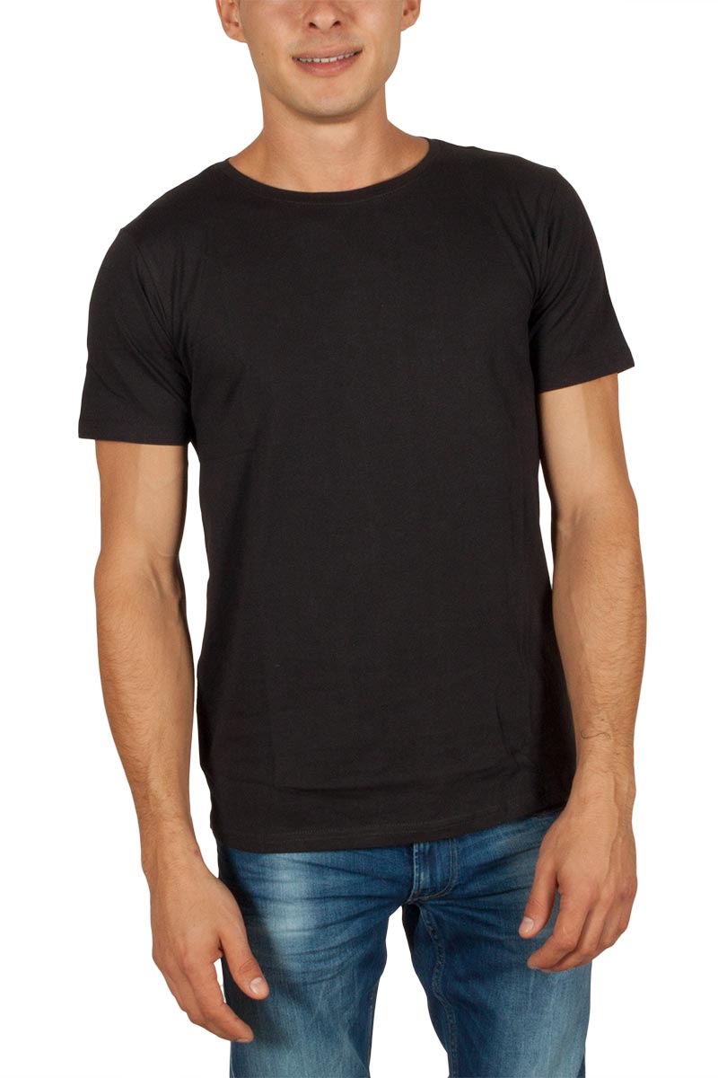 Anerkjendt Ralf basic t-shirt μαύρο