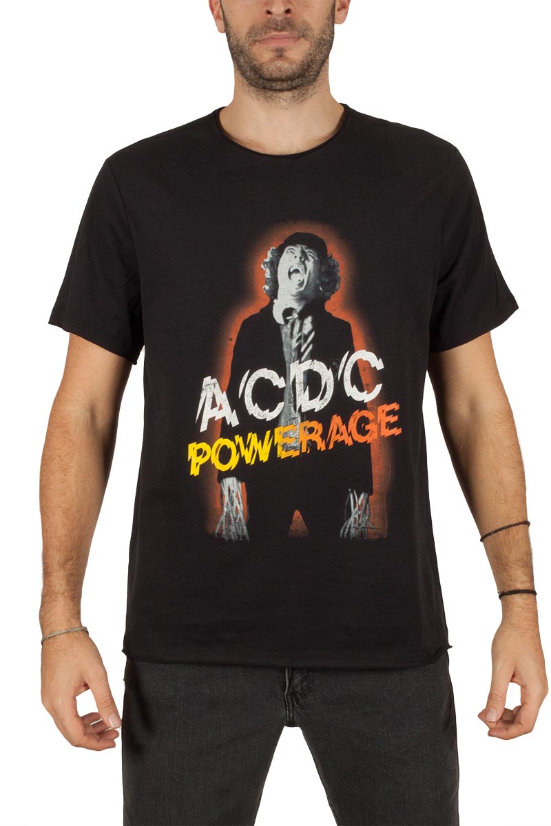 Mens Powerage Long Sleeve T-Shirt AC/DC 
