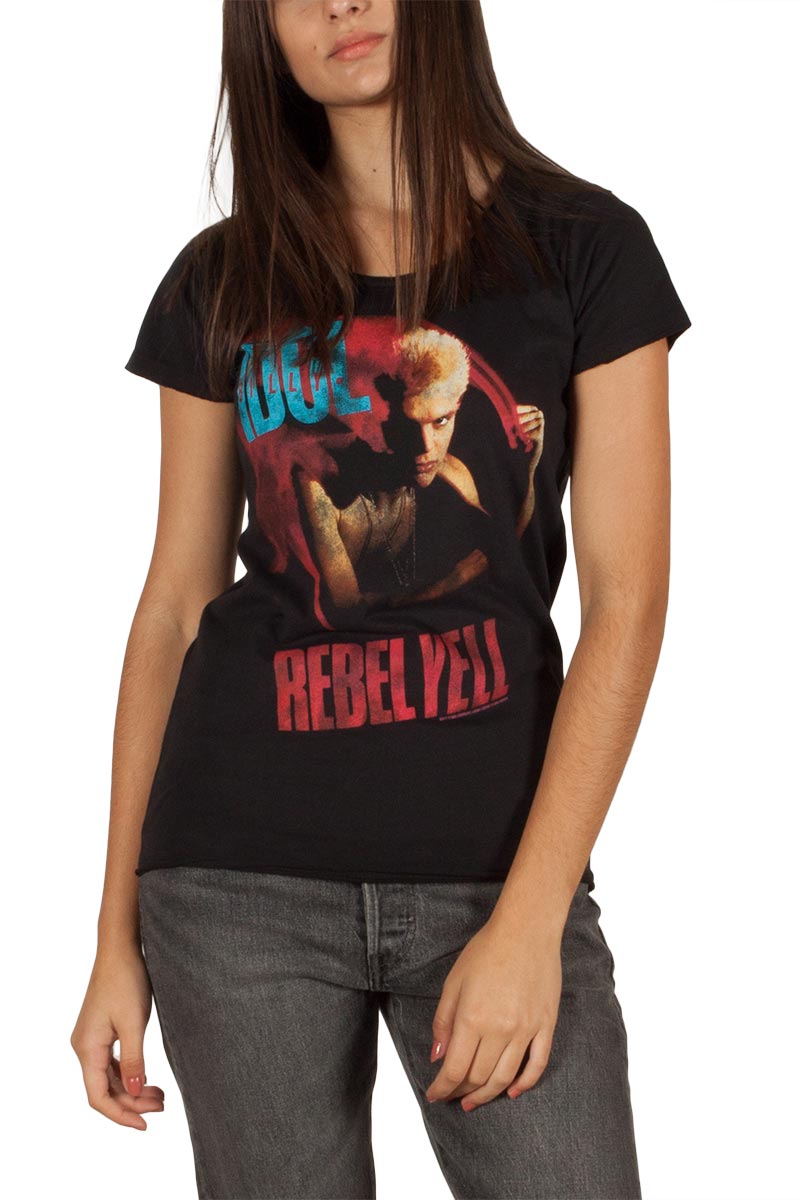 Amplified Billy Idol Rebel Yell γυναικείο t-shirt μαύρο