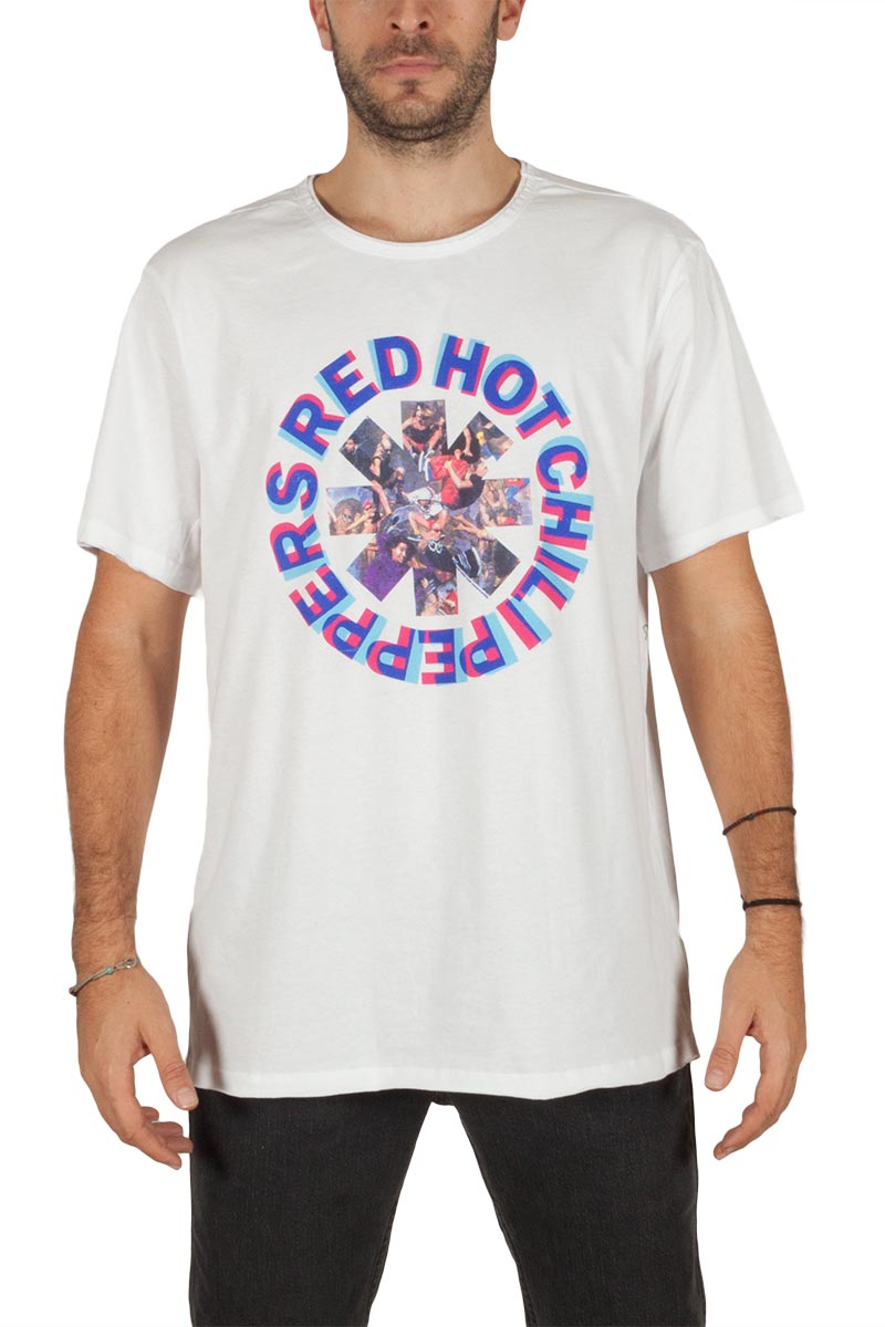 white red hot chili peppers shirt