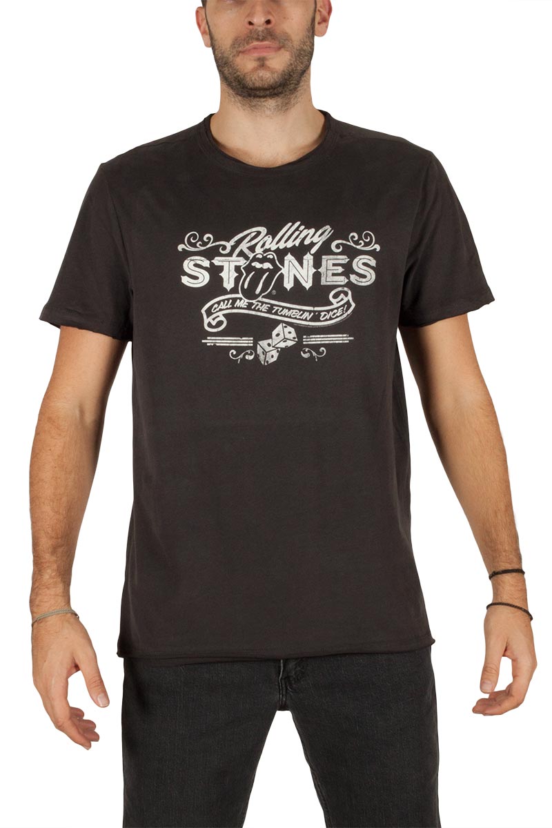 Amplified The Rolling Stones Tumblin dice t-shirt ανθρακί