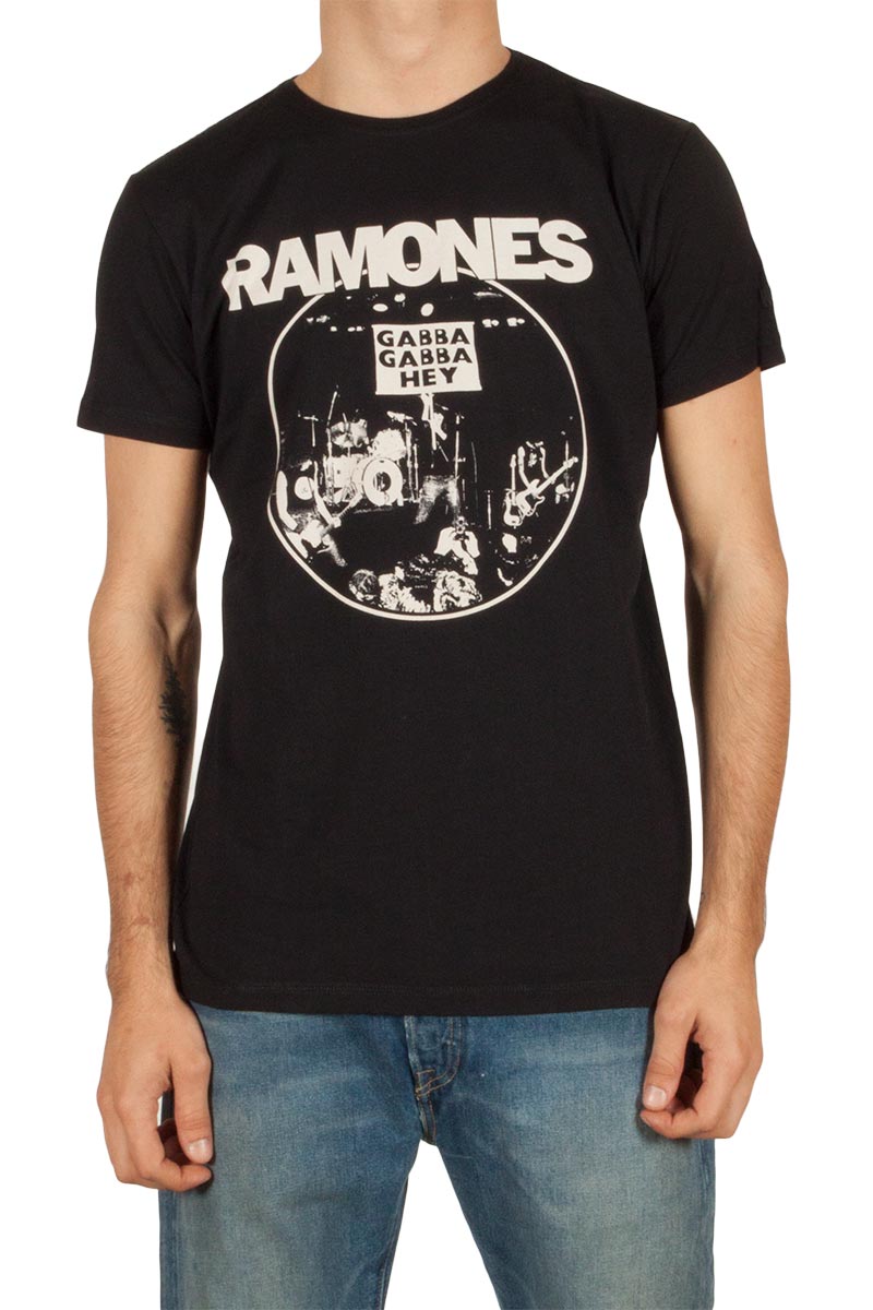 Worn By Ramones T-shirt Gabba Gabba Hey black