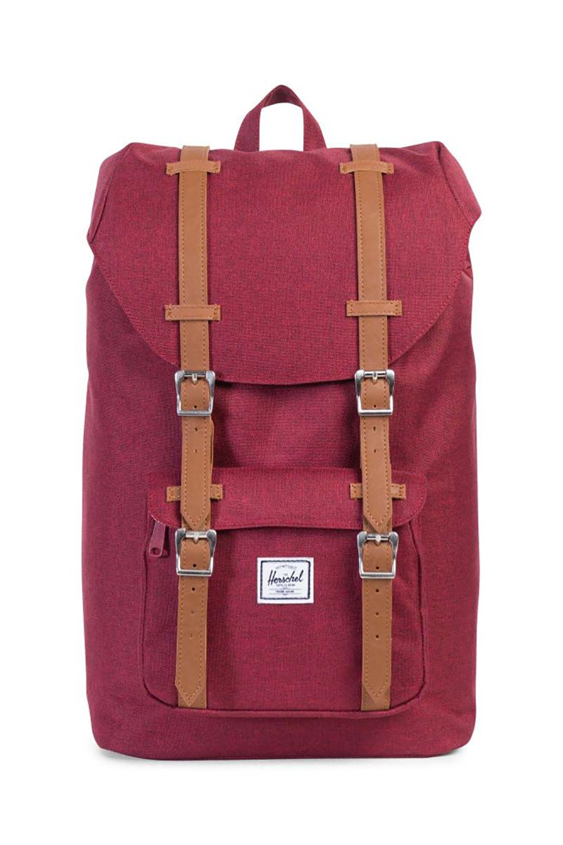 Herschel Supply Co. Little America mid volume backpack winetasting crosshatch/tan