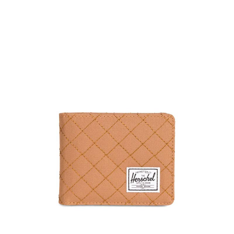 Herschel Supply Co. Roy quilted RFID wallet caramel