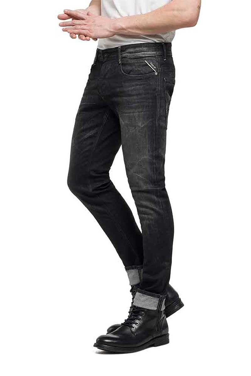 Replay Anbass slim fit jeans black