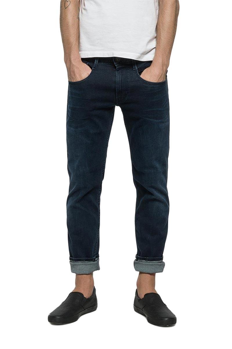 Replay Anbass slim fit jeans dark blue