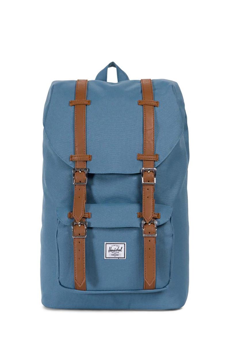 Herschel Supply Co. Little America mid volume backpack aegean blue/tan