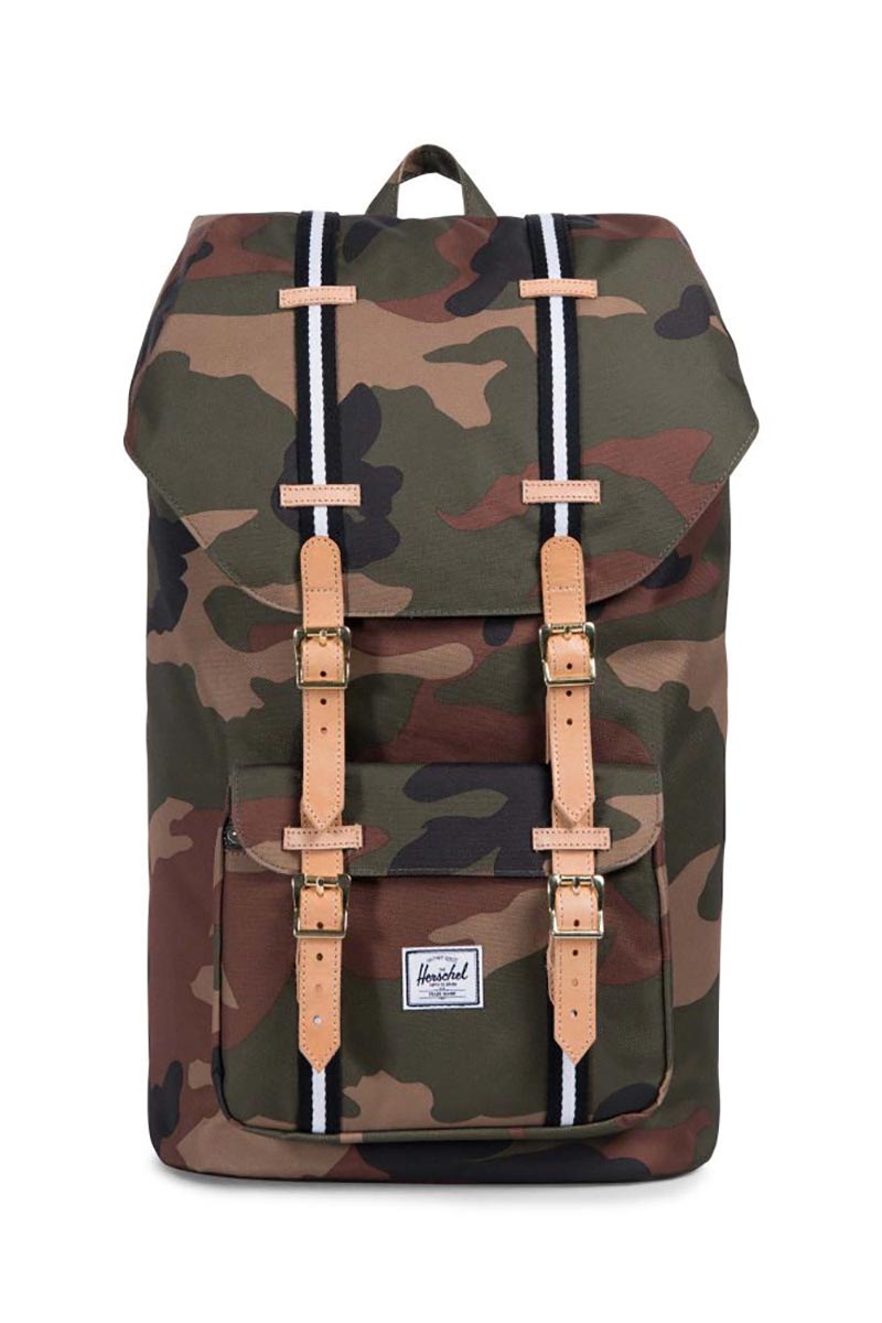 Herschel Supply Co. Little America Offset backpack woodland camo/black/white