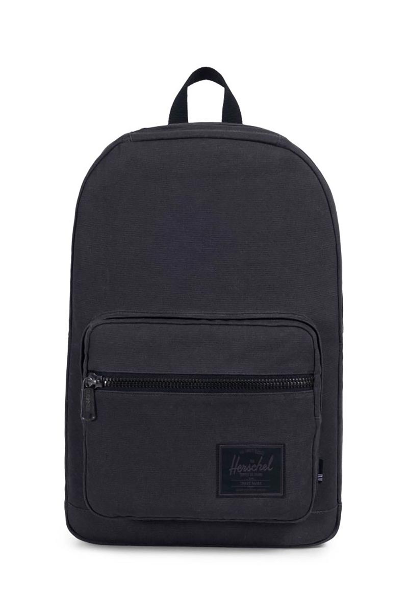 Herschel Supply Co. Pop Quiz Cotton Canvas backpack black 12-ounce