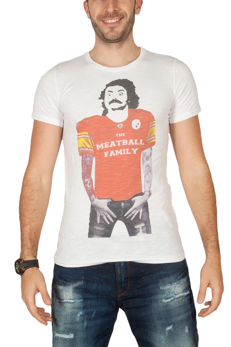 Rude is cool ανδρικό t-shirt The Meatball Family by Rude-Viulenza