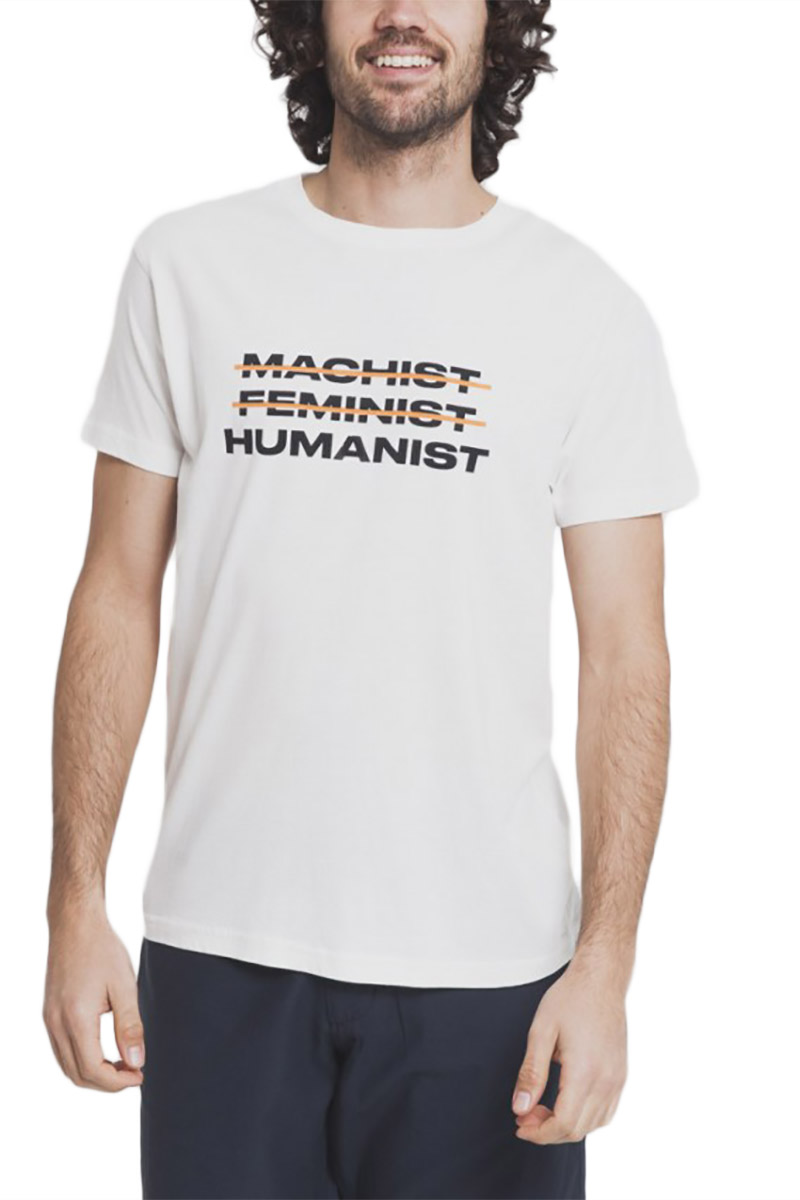 Thinking Mu ανδρικό t-shirt Humanist λευκό