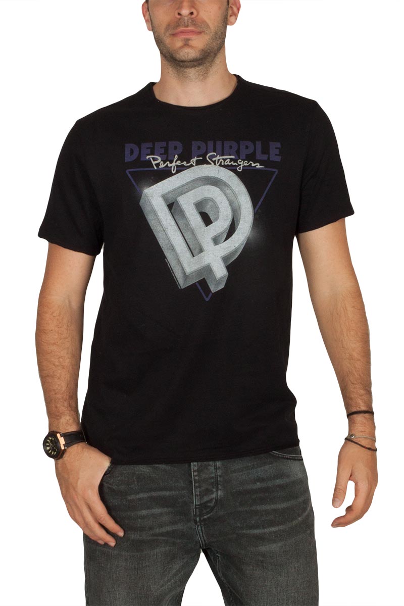 Amplified Deep Purple Perfect Strangers t-shirt μαύρο