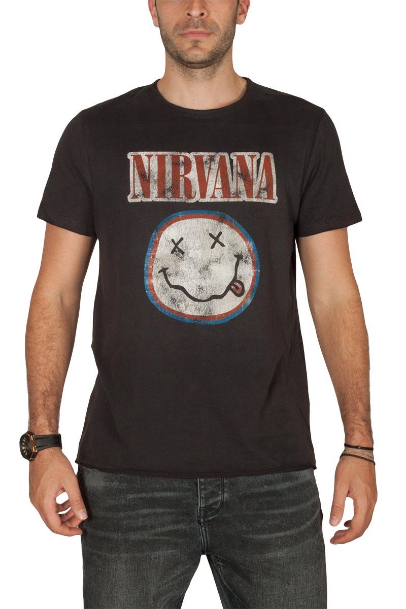 Amplified Nirvana Colours t-shirt ανθρακί