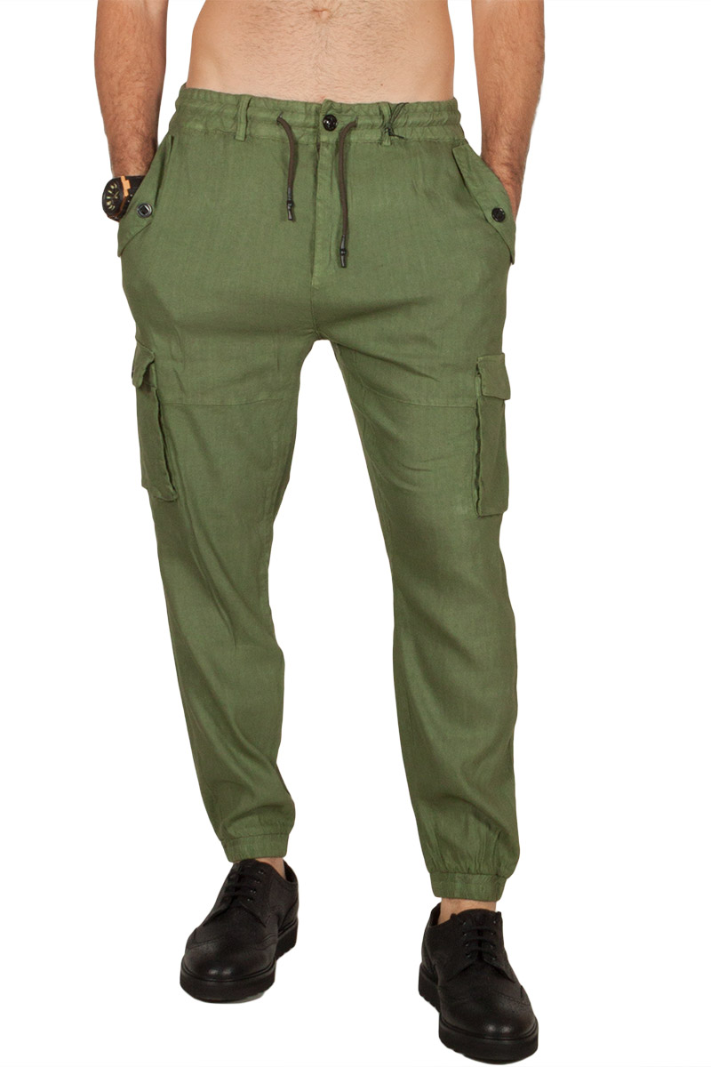 Anerkjendt Bronx cargo jogger παντελόνι χακί