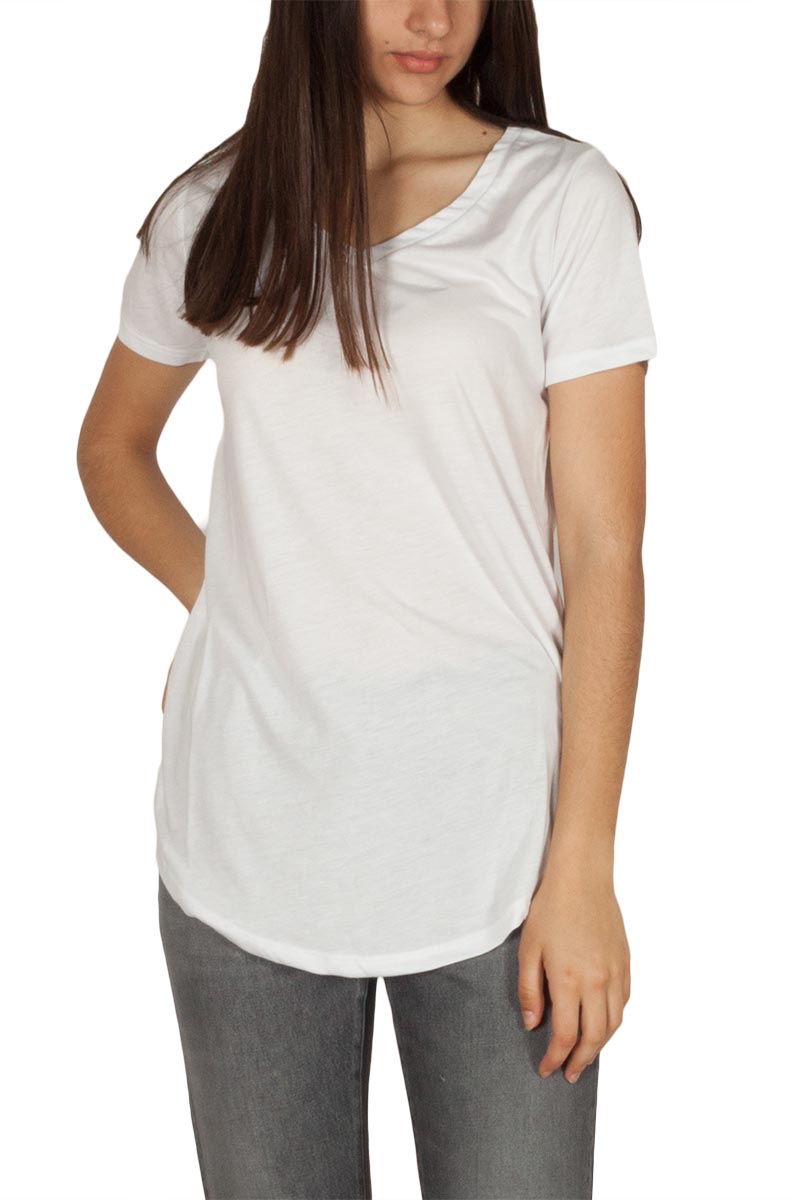 LTB Jaledo γυναικείο t-shirt λευκό με V-λαιμόκοψη