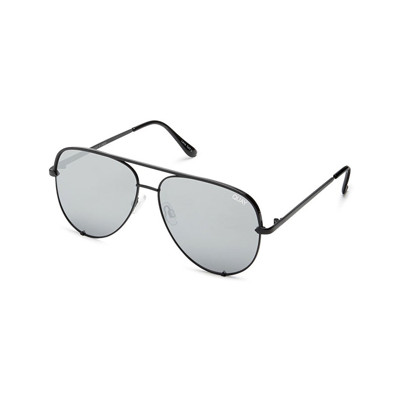 Quay Australia γυαλιά ηλίου High key mini black/silver mirror