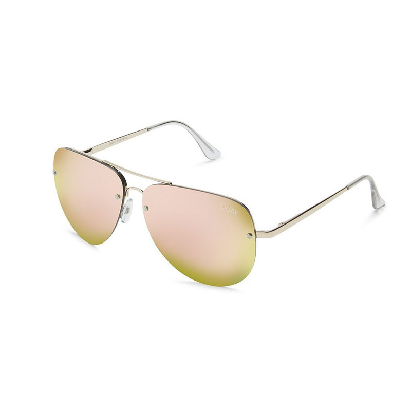 Quay Australia γυαλιά ηλίου Muse gold/pink