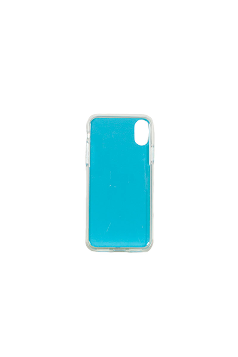 Migle + me plastic cover for iPhone X "Lips blue"