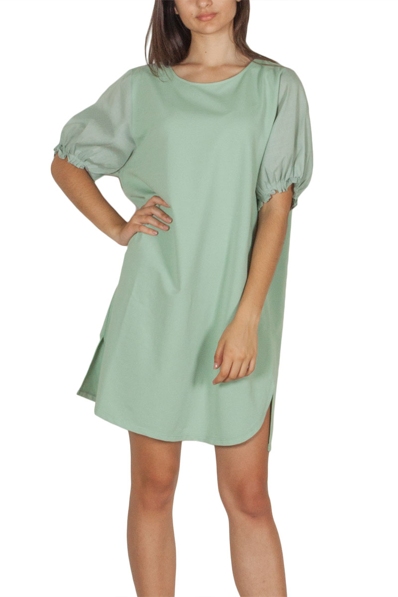 light green t shirt dress