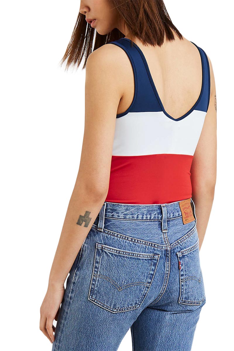 levi's colorblock bodysuit