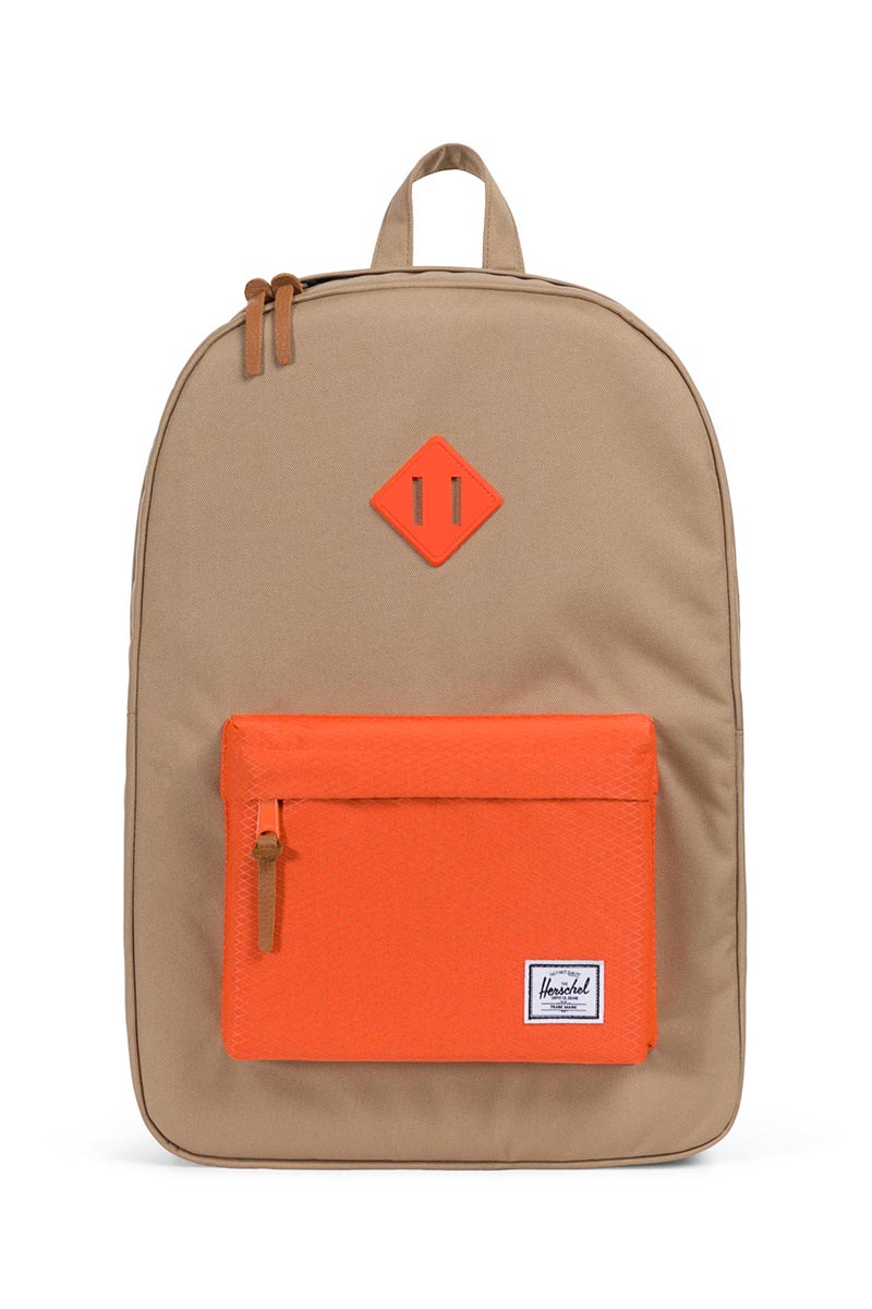 Herschel backpack Heritage kelp/vermillion orange