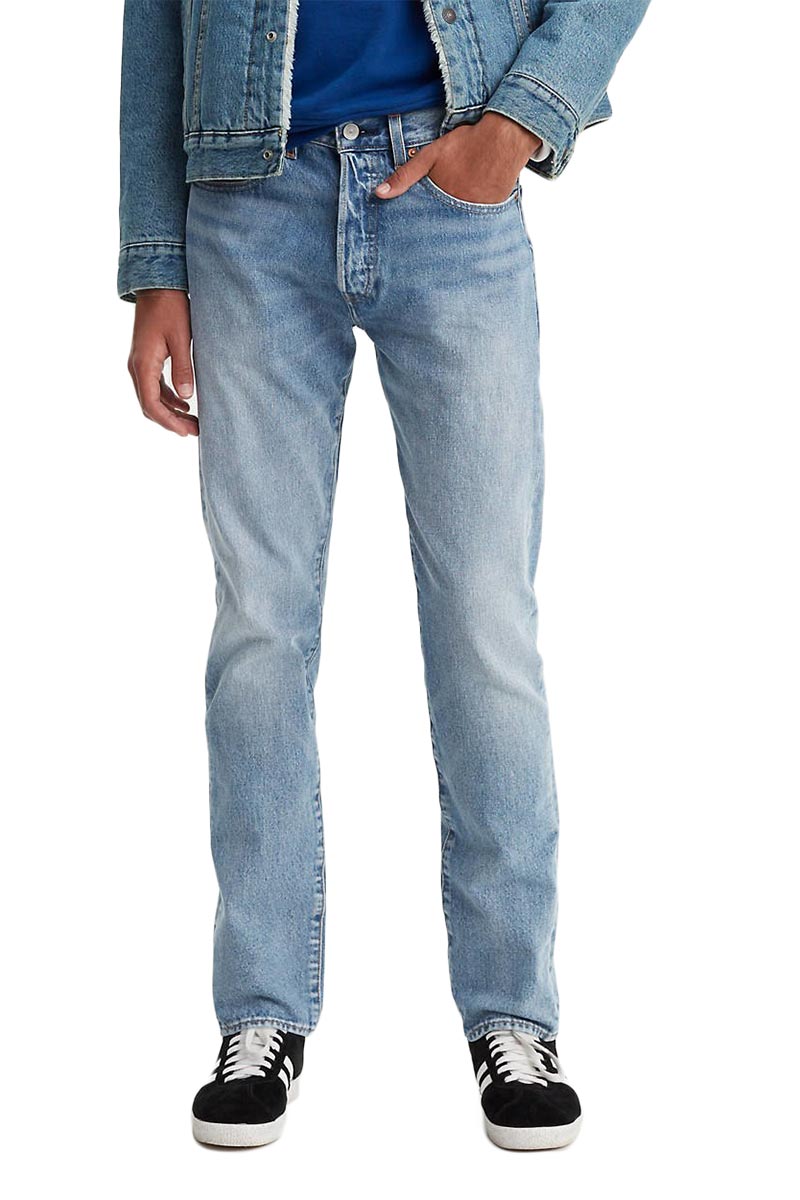 levis faded blue jeans