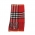 Men's tartan scarf red