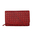 Hill Burry πλεγμένο δερμάτινο πορτοφόλι κόκκινο - RFID