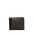 Hill Burry ανδρικό δερμάτινο RFID πορτοφόλι μαύρο με μεταλλικό έλασμα