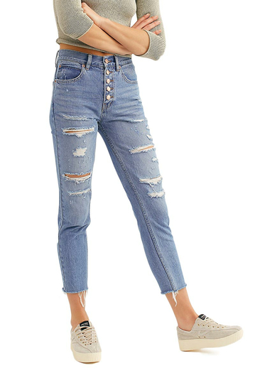 Free People Blossom rigid skinny jeans