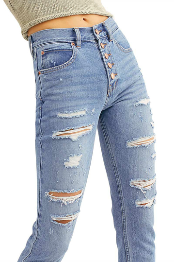 Free People Blossom rigid skinny jeans