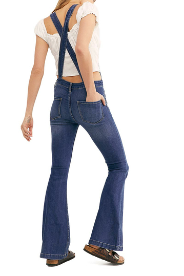 Free People Carly flare overall