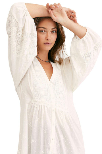 Free People June Bug maxi blouse