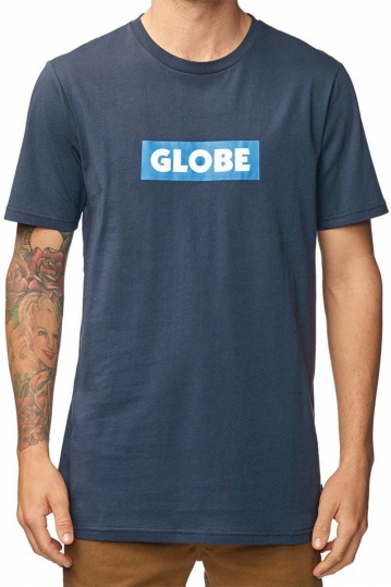 Globe Box t-shirt argon blue