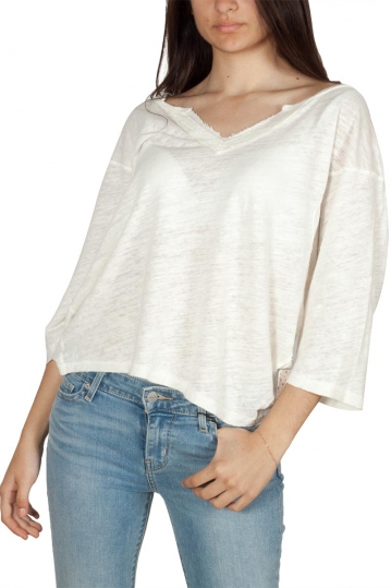 Free People Head in the clouds top ivory