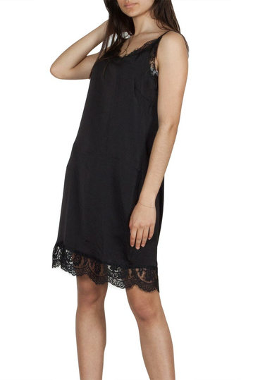 Rut & Circle Stine strappy lace dress black
