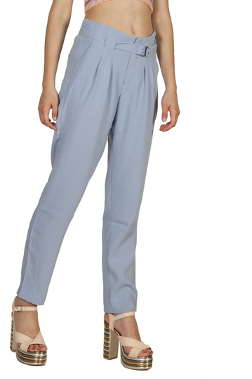 Rut & Circle Nina paper bag pants lavender blue