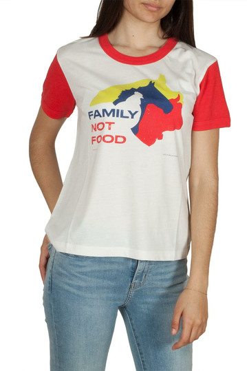 Thinking Mu Family not food retro t-shirt