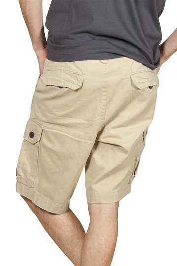 Ανδρική cargo βερμούδα σκούρο εκρού