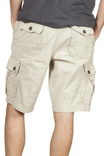 Ανδρική cargo βερμούδα σε χρώμα πάγου