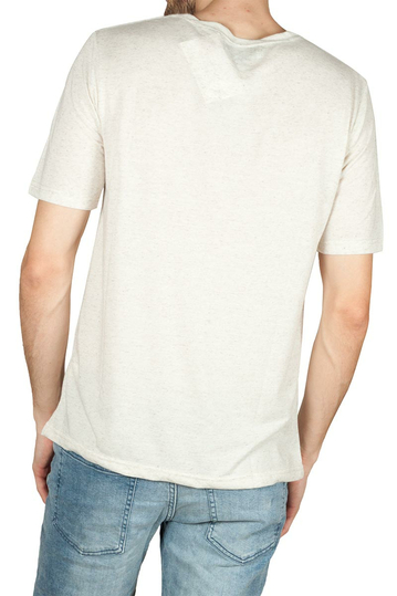 Bigbong ανδρικό t-shirt εκρού μελανζέ