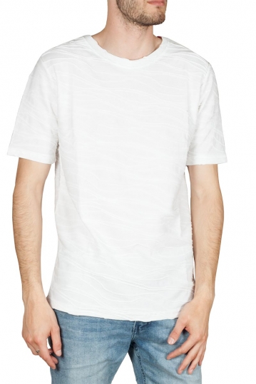 Bigbong ανδρικό t-shirt λευκό με γαζιά