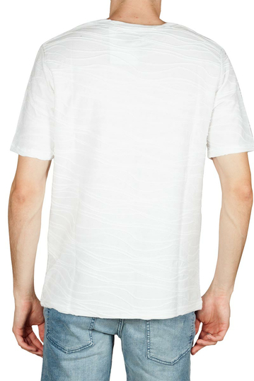 Bigbong ανδρικό t-shirt λευκό με γαζιά