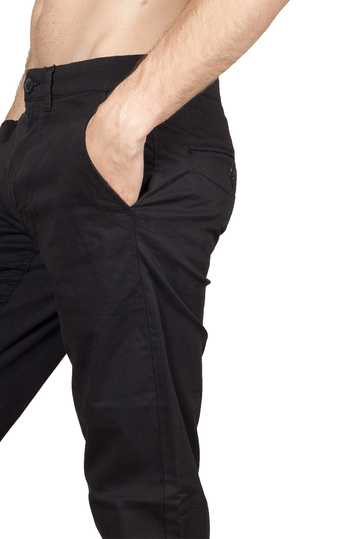 Gnious Jagow chino παντελόνι μαύρο