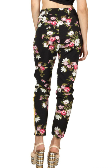 Rut and Circle floral side stripe pant
