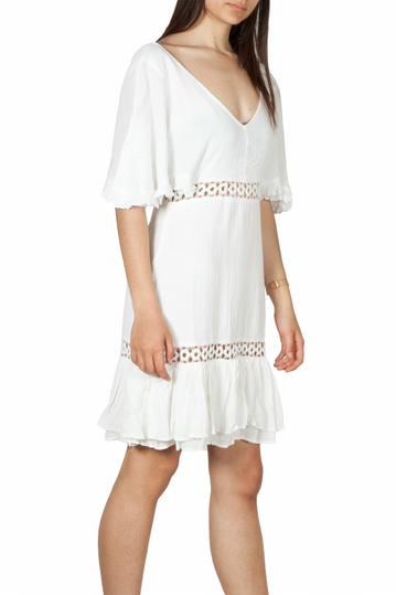 Rut and Circle Victorian crepe lace dress