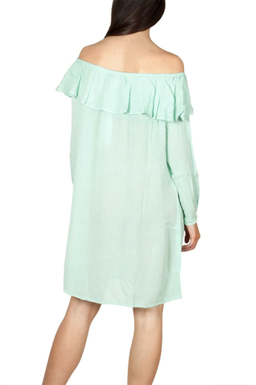 Rut and Circle Singoalla crepe dress green mist