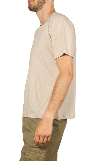 Emanuel Navaro slub t-shirt εκρού