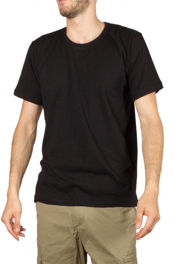 Emanuel Navaro slub t-shirt μαύρο
